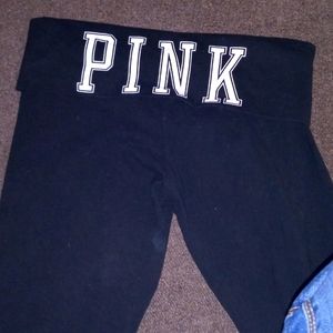 Vs pink yoga capris